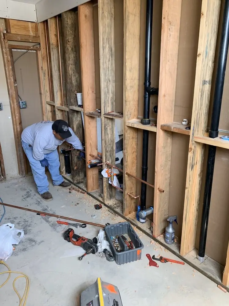 Commercial rough-in plumbing for Water Heater Replacement in South Eola